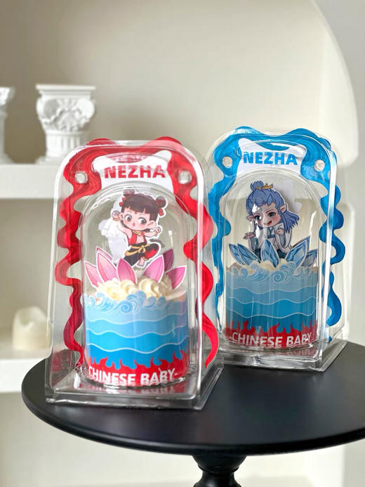 哪吒敖丙双面 手提蛋糕 商品图0