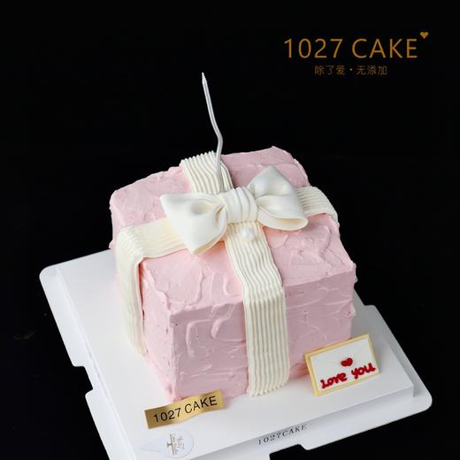 1027CAKE |  方形蛋糕 蝴蝶结礼物盒 商品图2