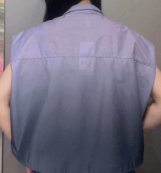 MZ吊染渐变无袖短款衬衫（紫）夏季152050040321 商品图1