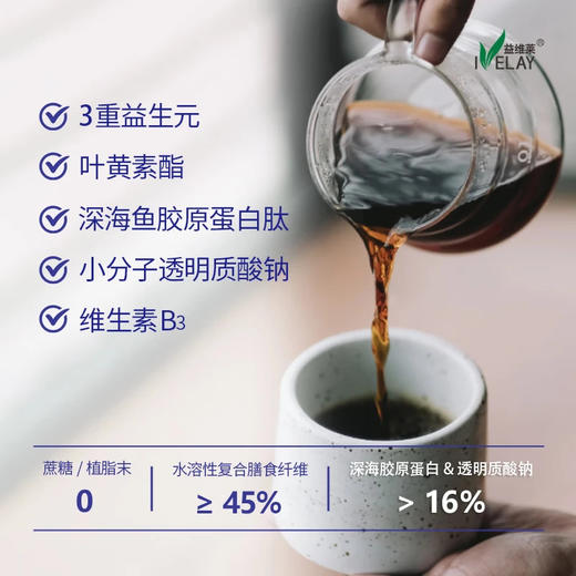 益维莱 媄咖 膳食纤维黑咖啡固体饮料 商品图1
