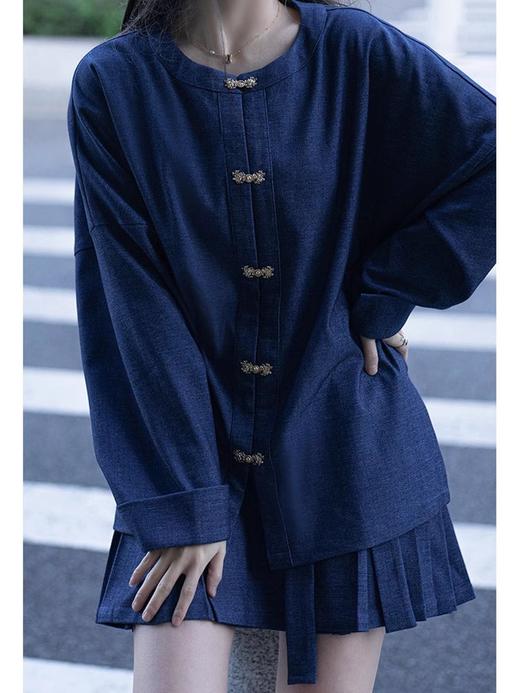 裁缝学苑AH05圆领弓袋袖衬衫纸样改良马面裙短裙汉服打版裁剪样板图纸 商品图5