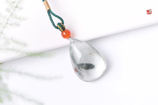 绿幽灵水晶吊坠  配精美挂绳 商品图5