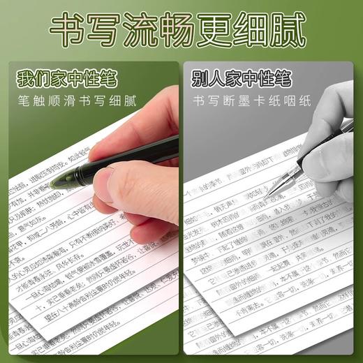 晨光中性笔优品AGPA1701 0.5mm黑/蓝/红色拔盖全针管油墨中性笔 1支装 商品图2