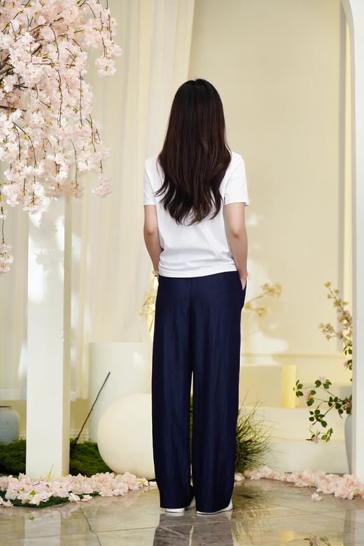 S1裸感空调裤 臣禾【养肤舒适裤】松紧腰抽绳直筒休闲裤	JZ252060258 商品图7