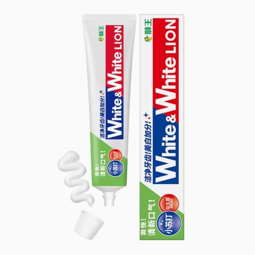 狮王_WHITE&WHITE_小苏打牙膏_120g 商品图2