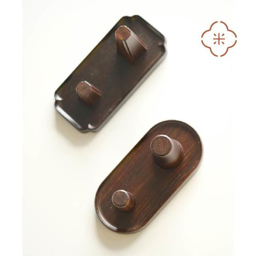 米马杂货 黑檀木紫砂壶粗陶壶专用晾壶架 晾出独特的茶香 商品图4