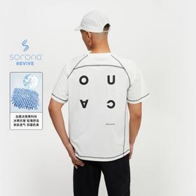 oneup凉感7A抗菌撞色线短袖T恤