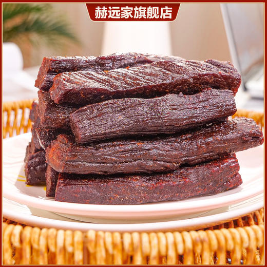 内蒙古赫远家7成干手撕牛肉干 商品图3