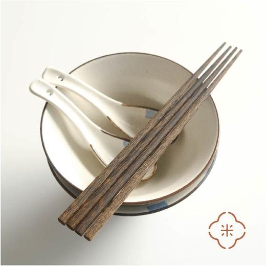 米马杂货 宽底斗笠碗 用来吃荠菜肉馅儿的大馄饨正合适 送鸡翅木的筷子 商品图2