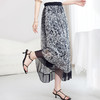 真丝乔其高腰印花中长裙，百搭桑蚕丝半身裙SM-72599992 商品缩略图3