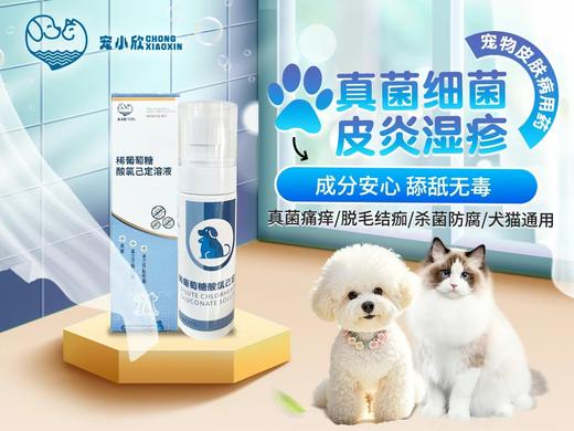 宠小欣皮肤病喷雾猫狗通用 细菌真菌 商品图0