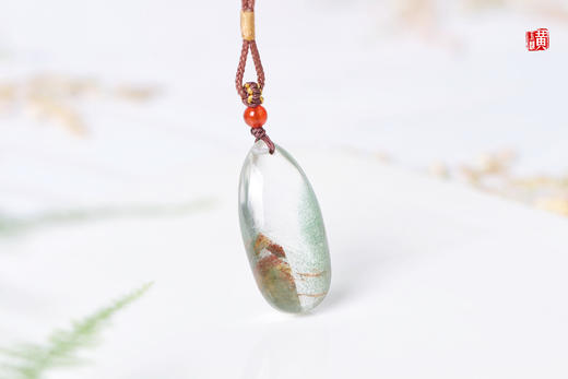 绿幽灵财富山吊坠  配精美挂绳 商品图2