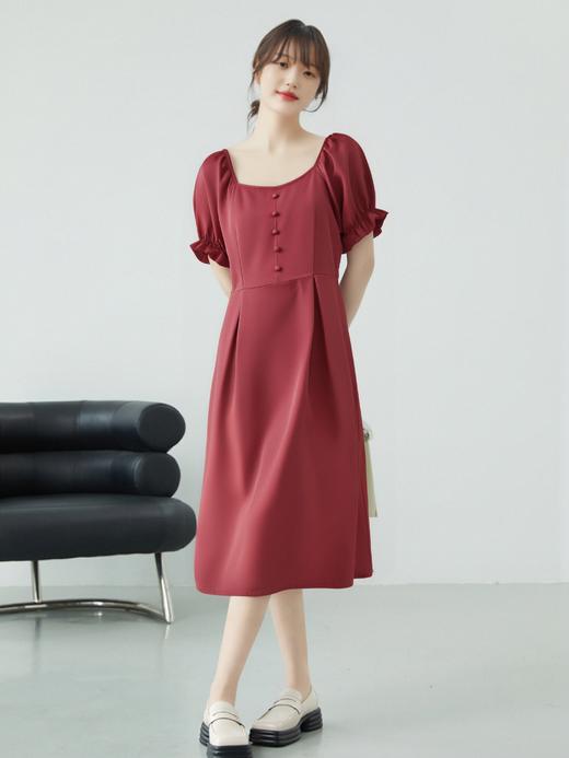 【诗铭洛可】XCX205连衣裙法式简约裙子A2-1 商品图2