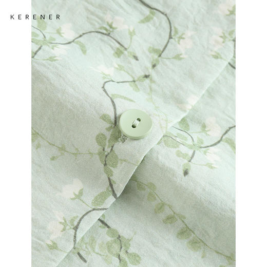 【可人儿&迎春花】新款泡泡绵女士睡衣夏季短袖可外出家居服三件套 商品图3