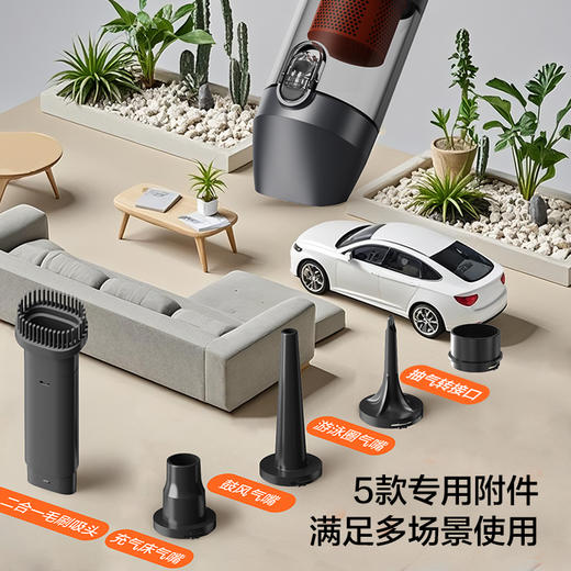 亿力车载锂电吸尘器大吸力无线汽车家用大功率强力车内小型手持式 商品图4