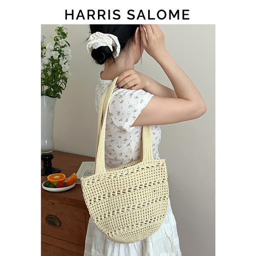 Harris Salome度假风镂空编织手提包 商品图4