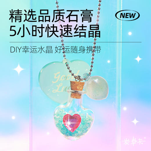 ECOEY儿童手工DIY水晶种植项链挂件科学实验女孩玩具 商品图4