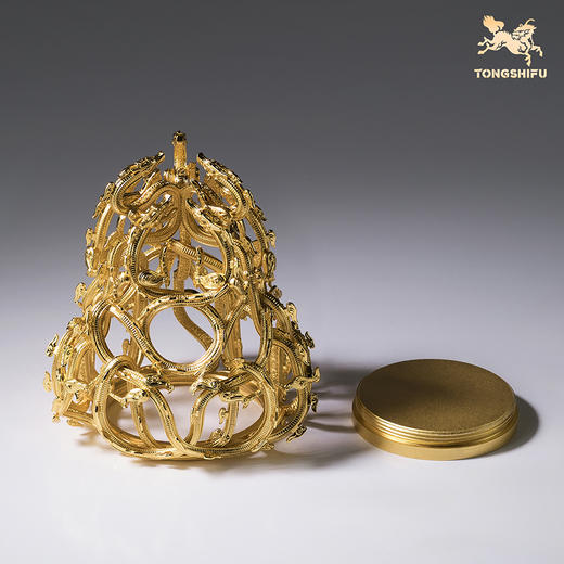 铜师傅 正版授权《哪吒之魔童闹海》九龙神火罩 铜摆件哪吒周边 商品图3