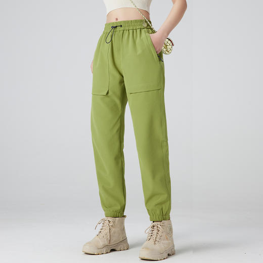 LUCKY DEER/幸运鹿情侣款冰感速防泼水工装休闲裤 商品图2