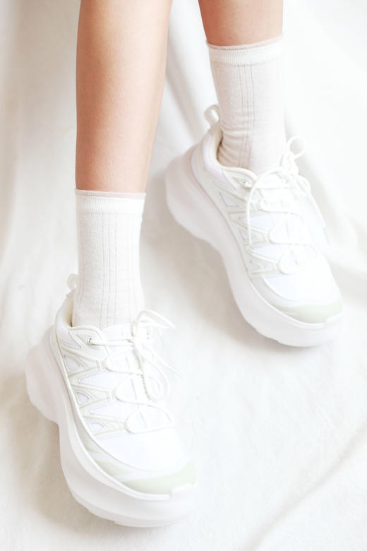 也太显高了吧！！！哈哈，很好看的厚底老爹鞋缓震慢跑鞋C052358 商品图0