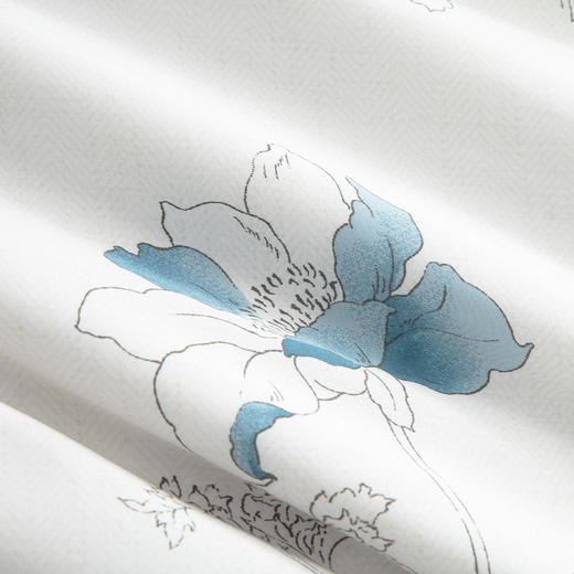 水星家纺 DH花朝半夏莱赛尔蚕丝夏被 商品图5