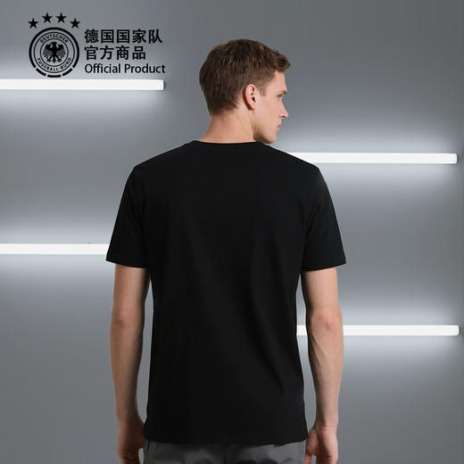 【官方正版】德国国家队 | 夏季黑色T恤简约基础打底短袖休闲透气 商品图2