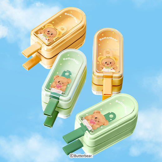 摩登主妇黄油小熊雪糕模具家用食品级硅胶儿童制冰棍冰淇淋 商品图1