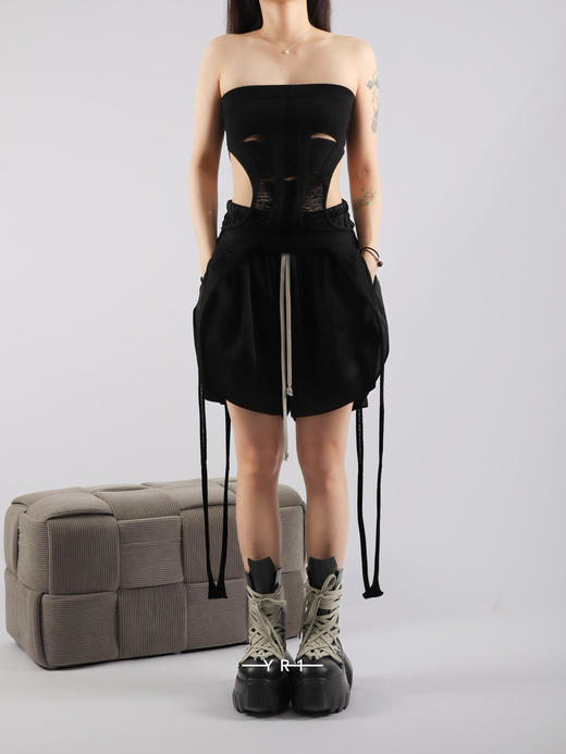 Rick Owens | HOLLYWOOD秀款黑色平角裤 商品图4