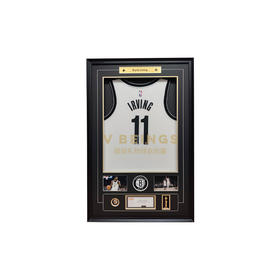 收藏系列 欧文 篮网队11号 白色 亲笔签名球衣