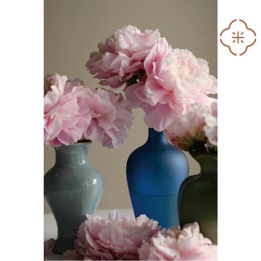 米马杂货 仿清柳叶瓶美人肩 宝蓝玻璃花瓶 你的感受是对的 商品图3