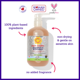 California Baby加州宝宝婴儿防敏洗护二合一