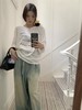 <曾小咸推荐> 慵懒字母长袖罩衫棉T 商品缩略图1