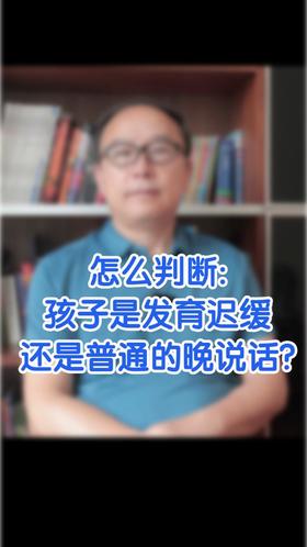 怎么判断孩子是发育迟缓还是说话晚