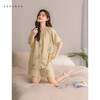 可人儿小众设计师新款泡泡绵女士睡衣夏季短袖可外出家居服三件套 商品缩略图3