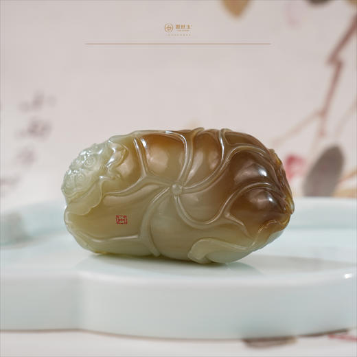 新疆国玉盟世玉【阖家欢乐】和田玉挂件【带证书·顺丰物流】 商品图4