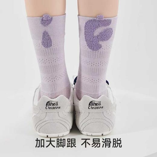 【满3双/19.9元】【秀黛】女士字母提花潮袜女士夏季袜子S5220026T【门店同款】 商品图3