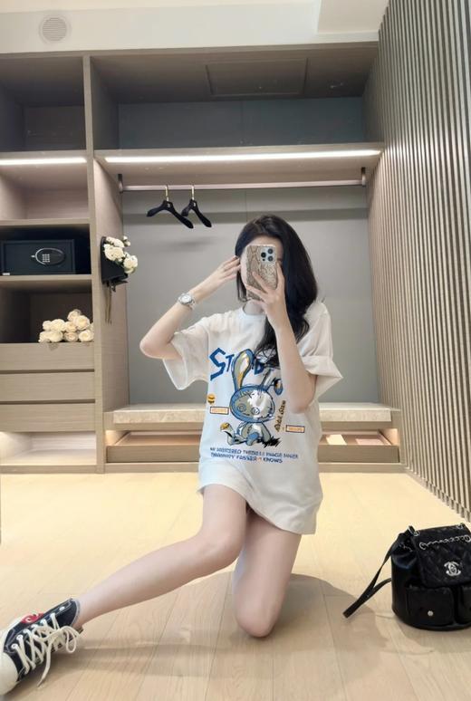 🚀2025 港星同款 T 恤😎【潮版DK希腊双纱冰滑棉短袖T恤】💰39.9起！香港小众潮牌设计师今年放大招，直接把涂鸦罐喷在T恤上🎨款款吸睛！ ✅240g 重磅希腊冰滑棉 + 40 支双纱，！ 商品图6