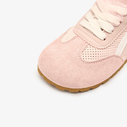 西遇德训鞋女透气新款超火多巴胺黄色平底运动鞋薄底休闲鞋D0156603 商品图5