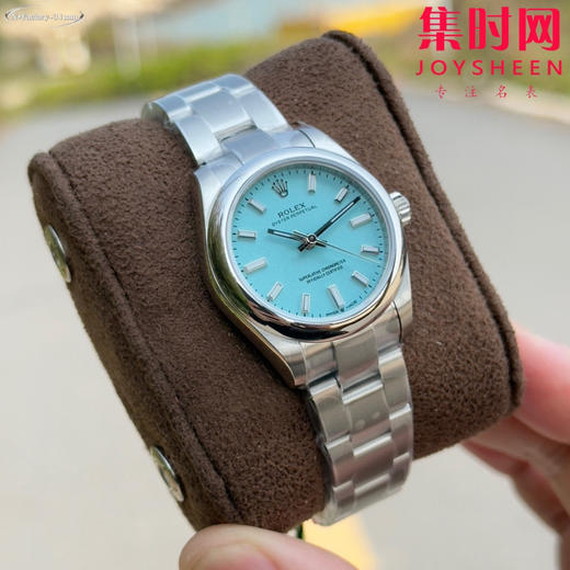 劳力士新款蚝式恒动31系列 N+恒动31mm 女士腕表2232机 三珠带 蒂芙尼蓝盘 商品图3