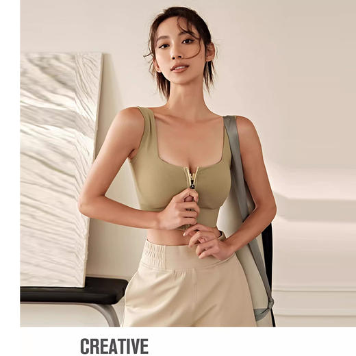 裁缝学苑AH06一体式运动内衣纸样女装前拉链文胸背心样板图纸 商品图5