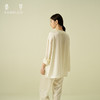 黑标系列桑罗燕麦白可外穿睡衣套装高级清冷气质 商品缩略图4