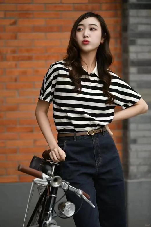 【高品质私服】【IC棉条纹针织布POLO衫】条纹别致，通勤与休闲的完美融合G1378-CC【无标出货 介意慎拍】 商品图0