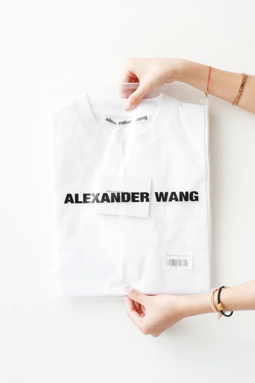 加大款徽标tee，胸口字母设计。宽松全棉中性圆领短袖t恤C052368 商品图12