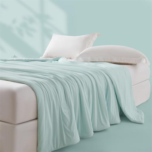 【YW】无忧购A类凉感丝纯色冰淇淋夏凉被空调被可机洗水洗单双人被子（截单后3-5天发货) 商品图8