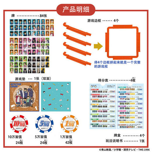 万代Bandai 名侦探柯南桌游套装BANC80251 商品图1