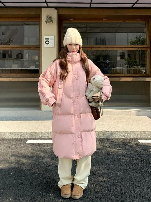 现货【YW】无忧购“”韩系学院风甜美小个子中长款羽绒服外套24052（截单后3-5天发货) 商品图5