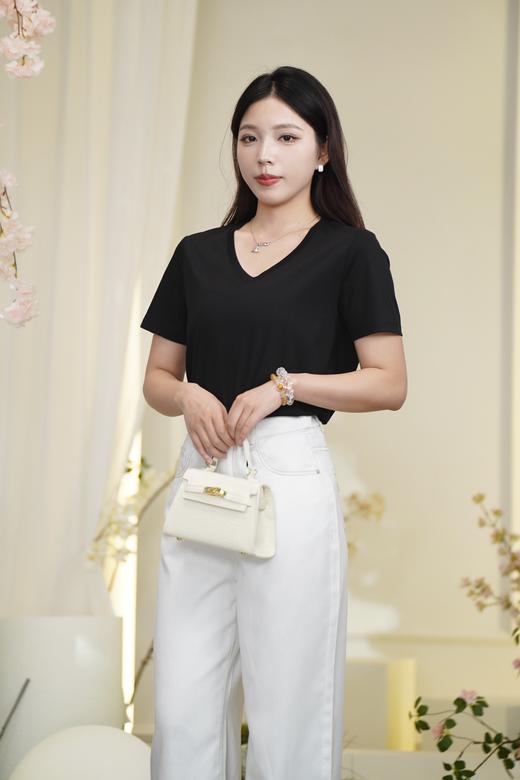 XL1 臣禾	【呼吸牛仔】凉感天丝亚麻休闲直筒裤	JZ252060275 商品图6