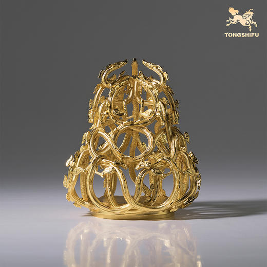 铜师傅 正版授权《哪吒之魔童闹海》九龙神火罩 铜摆件哪吒周边 商品图1