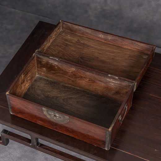 清早期	黄花梨铜包角状元箱 商品图3