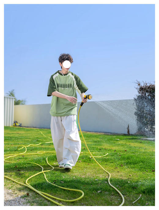 裁缝学苑QL09情侣拼接插肩袖T恤纸样女装短袖上衣图纸样板 商品图5